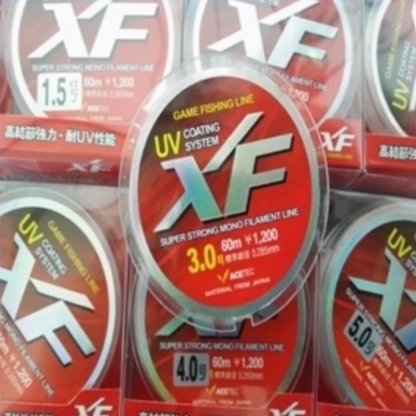 ACETEC-XF 모노라인 UV코팅 일본산 낚시줄 바다낚시-5.0호